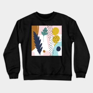 Summer Fun Abstract Pattern Crewneck Sweatshirt